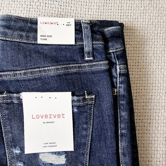 Vervet by Flying Monkey Flare Jeans Size 7(28) Women's Size 6 LAST PAIR - Picture 16 of 16